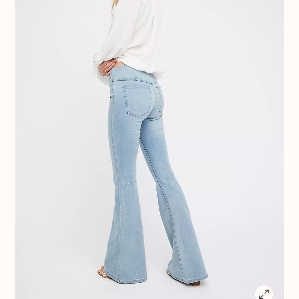 Free people penny pull-on flare jeans